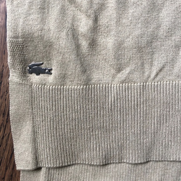 EUC Lacoste silk/cotton sweater - lightweight! - Picture 3 of 6